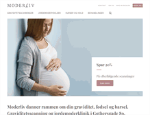 Tablet Screenshot of moderliv.dk